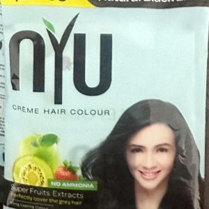 Nyu Creme Hair Color Natural Black Sachet 20ml+20g