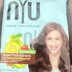 Nyu Creme Hair Color Natural Brown Sachet 20ml+20g