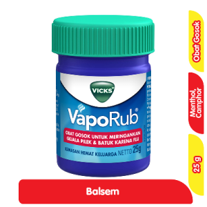 Vicks VapoRub Obat Gosok Pereda Flu Original 25 g