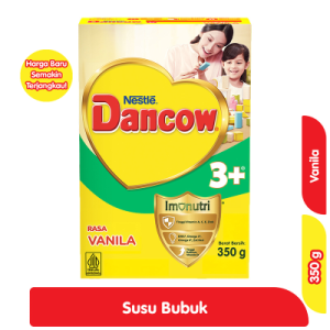 Nestle Dancow 3+ Imunutri Susu Bubuk Pertumbuhan Anak 3-5 tahun Vanila 350 g