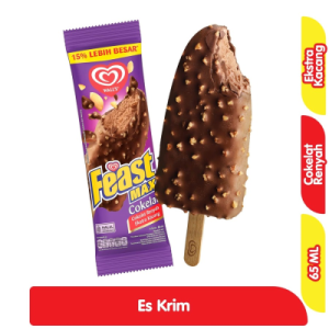 Wall's Feast Max Es Krim Cokelat 65 ml