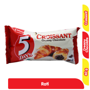 5Days Roti Croissant Isi Pasta Cokelat 60 g