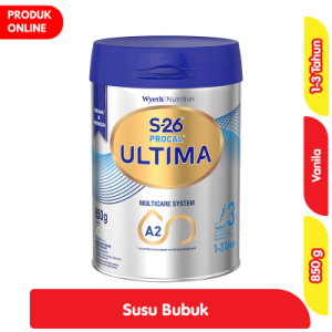 S-26 Procal Ultima Tahap 3 Susu Pertumbuhan Anak 1-3 Tahun Vanila 850 g