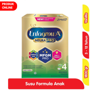 Enfagrow A+ 4 Susu Bubuk Pertumbuhan Anak 3-12 Tahun Vanila 1800 g