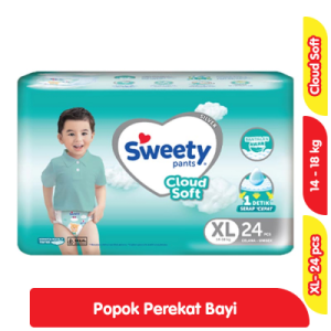 Sweety Silver Popok Celana Bayi XL 24 pcs