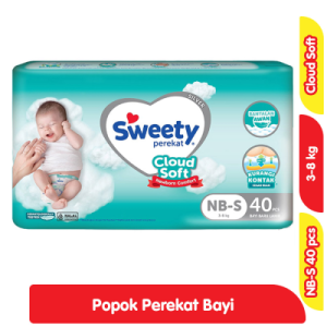 Sweety Silver Popok Perekat Bayi NB-S 40 pcs