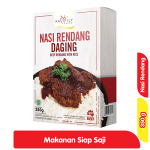 Family Food Nasi Rendang Daging Box 350 g