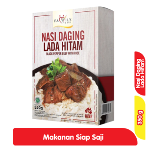 Family Food Nasi Daging Lada Hitam Box 350 g